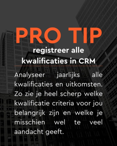 Pro tip RFP strenger kwalificeren mobile